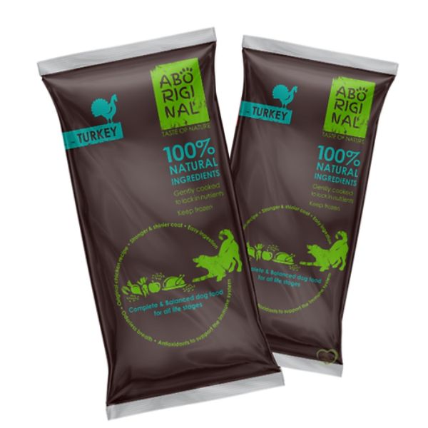 אבוריג'ינל הודו מזון טבעי לכלבים - 15 ק"ג