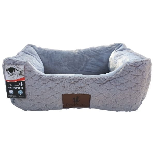 מיטה אורטופדית פטס פרוג'קט Pets Project- אפור