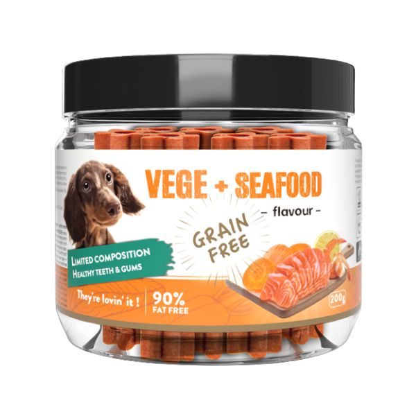 צנצנת מקלות האובון HowBone פירות ים וירקות - 200 גרם