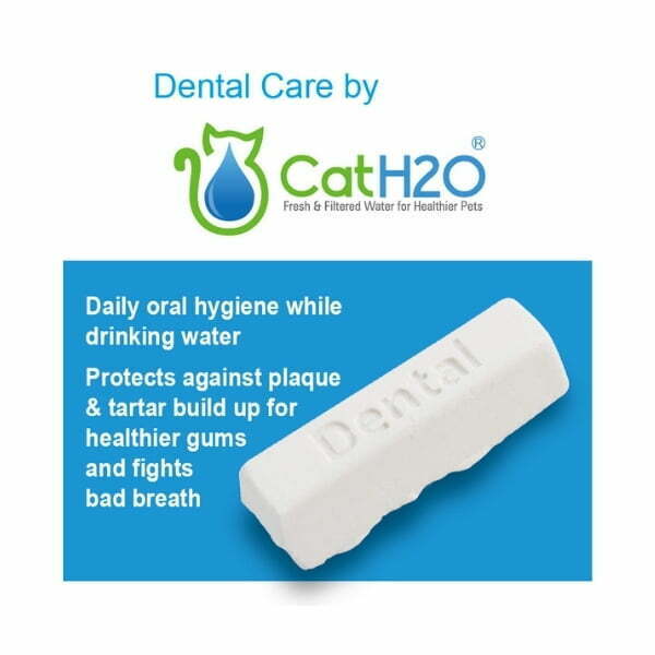 טבליות להוספה למזרקת מים Dog / Cat H2O - לניקוי חלל הפה לכלבים וחתולים