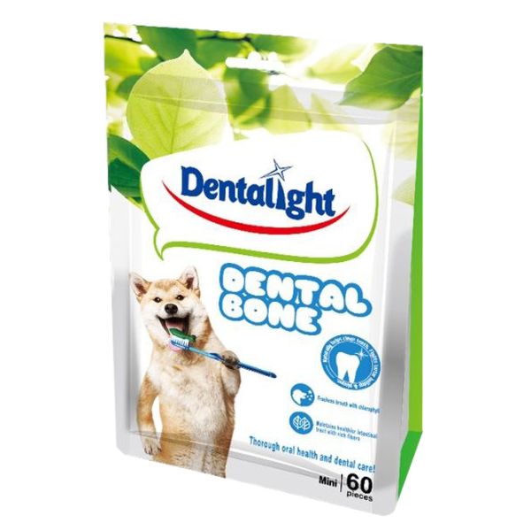 Dentalight חטיף מיני עלה דנטלי מארז חיסכון מיני - 60 יח'