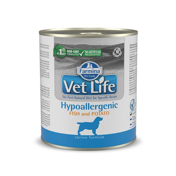 וט לייף שימורים לכלב היפואלרגני דג - 300 גרם