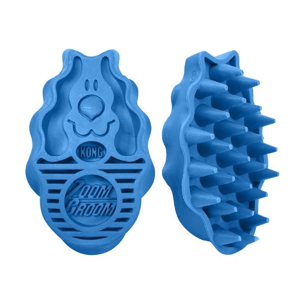 קונג זום גרום ZoomGroom מברשת קרצוף והברשה לפרווה קצרה - גדול