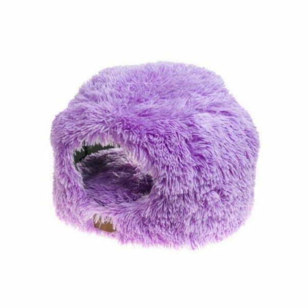 מיטה איגלו Cave סגולה לחתולים / כלבים זעירים - Pets Project