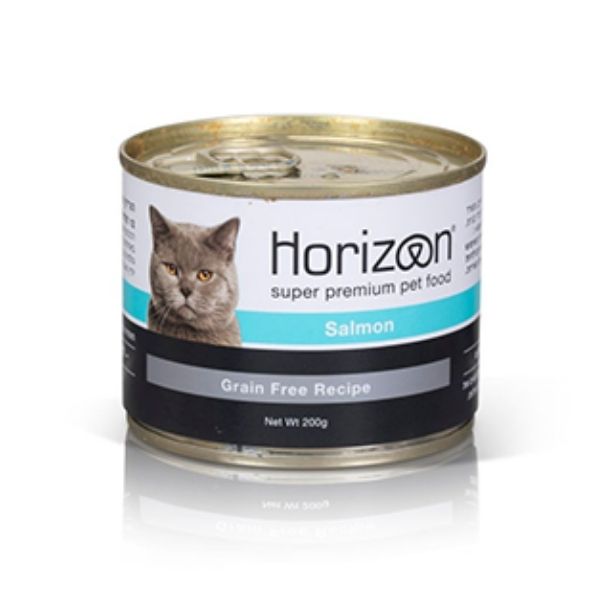 הורייזן סלמון מעדן שימורים לחתולים 200 גרם