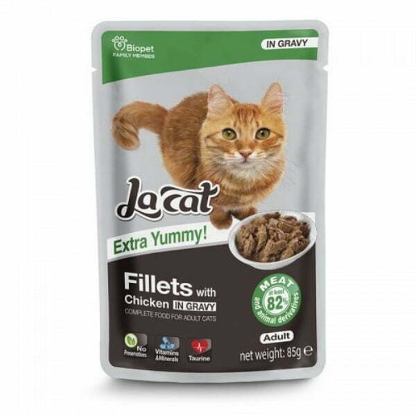 פאוץ' לה קט פילה עוף בציר 85 גרם