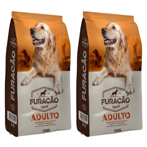 דיל זוג פורקאו Furação מזון לכלבים עוף והודו - 10 ק"ג * 2 יח'