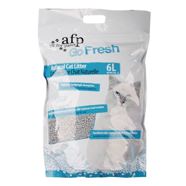 AFP חול מתגבש טבעי מסויה ותירס בניחוח טבעי - 6 ליטר