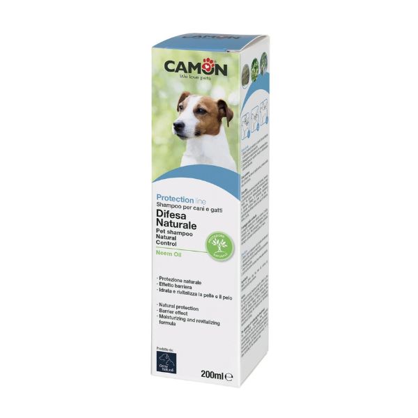Camon קמון שמפו טבעי להרחקת פרעושים - 200 מ"ל