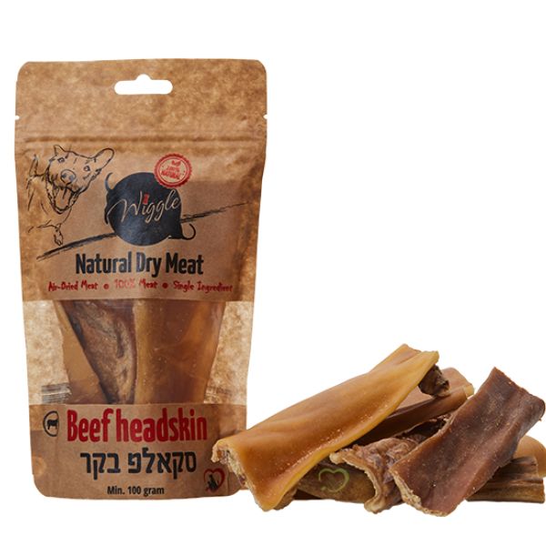 וויגל סקאלפ בקר 100% חטיף טבעי לכלבים