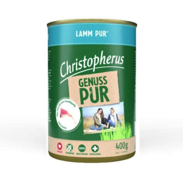 כריסטופרוס מעדן פטה לכלבים כבש - 400 גרם