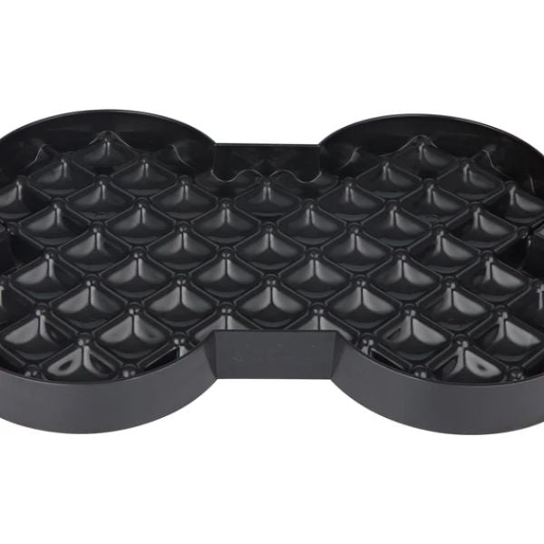 ליקי מט סלו דוג Slodog קערה להאכלה איטית - שחור