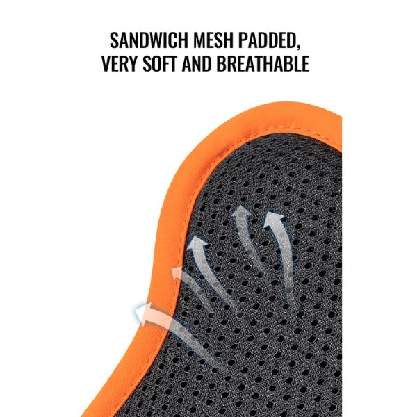 רתמה מלאה מרופדת טרו לאב True Love *דגם משופר* כתום - L