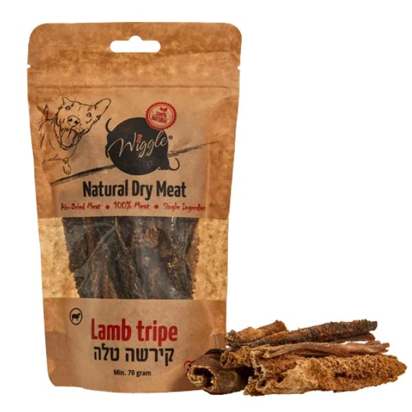 וויגל קירשה טלה מיובש 100% חטיף טבעי לכלבים