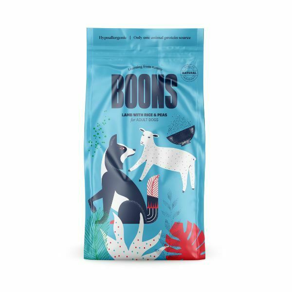 בונס Boons כבש ואורז היפואלרגני - 2 ק"ג