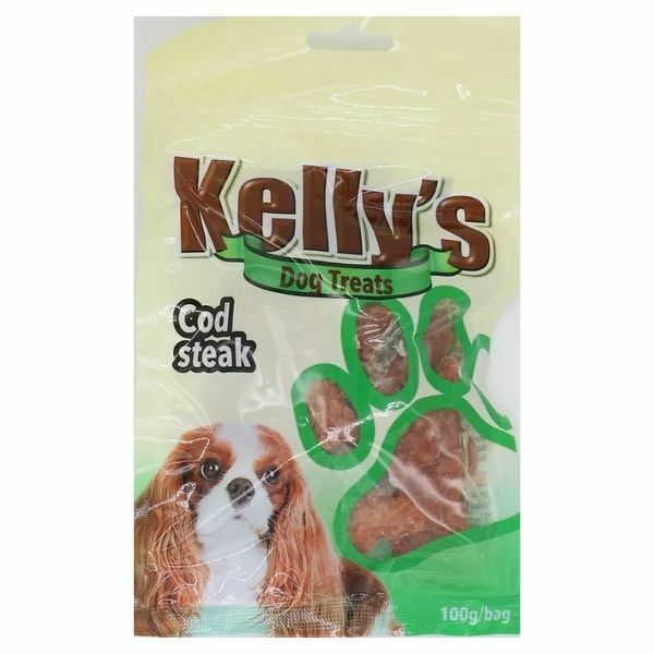 Kelly's קוביות דג קוד סטייק - 100 גרם