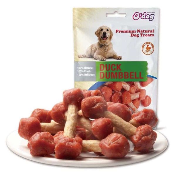 או דוג O'Dog חטיף משקולות ברווז - 100 גרם