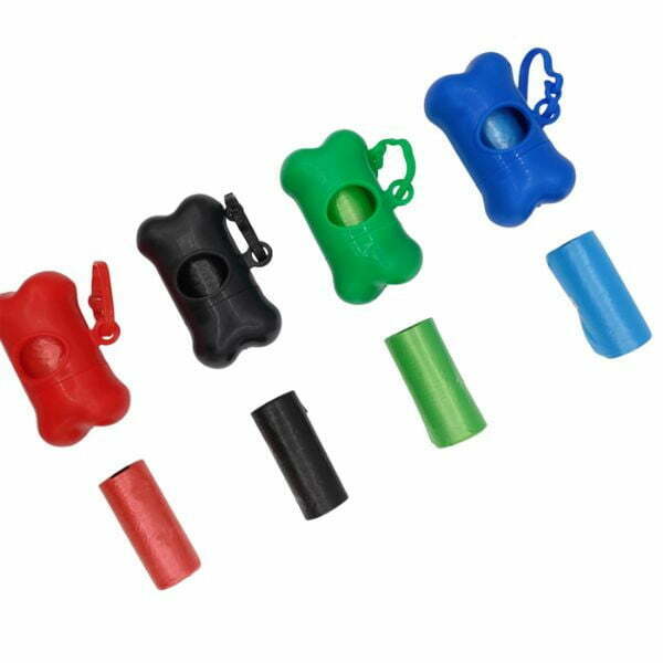 מחזיק שקי קקי פלסטיק בצורת עצם