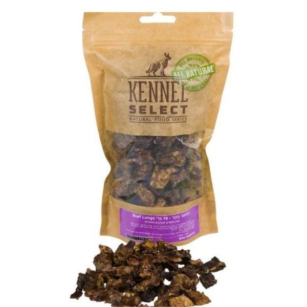 קאנל סלקט חטיף 100% טבעי - ריאות בקר מיובש 80 גרם
