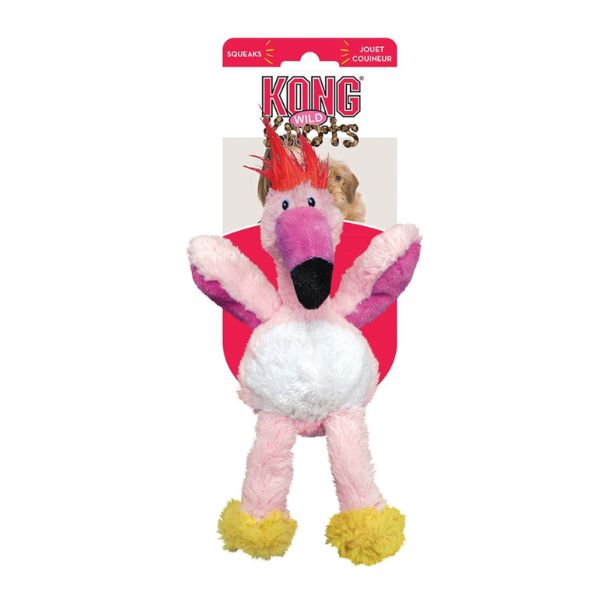 קונג Wild Knots - בובת פלמינגו עם חבל פנימי S/M