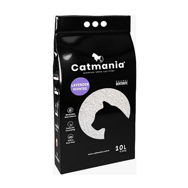 קטמאניה חול לחתולים מתגבש בניחוח לבנדר 8.5 ק"ג