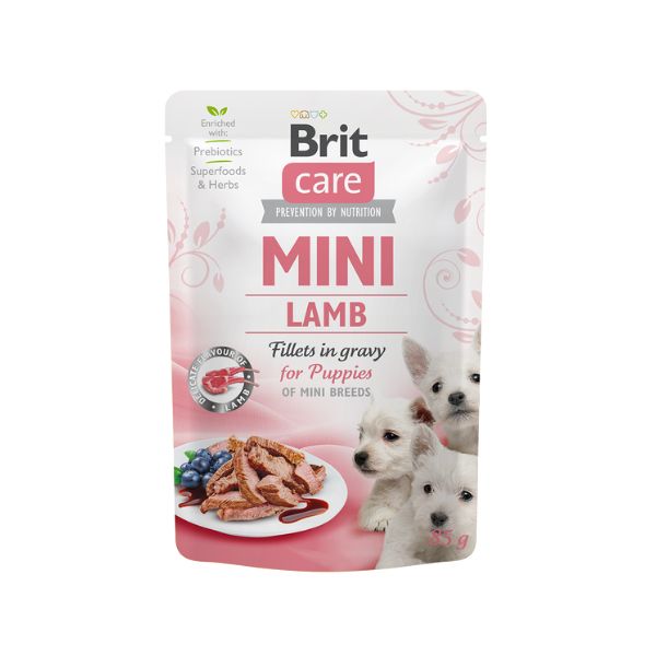 בריט קר מיני פאוץ חתיכות פילה ברוטב עם כבש לגורים - 85 גרם