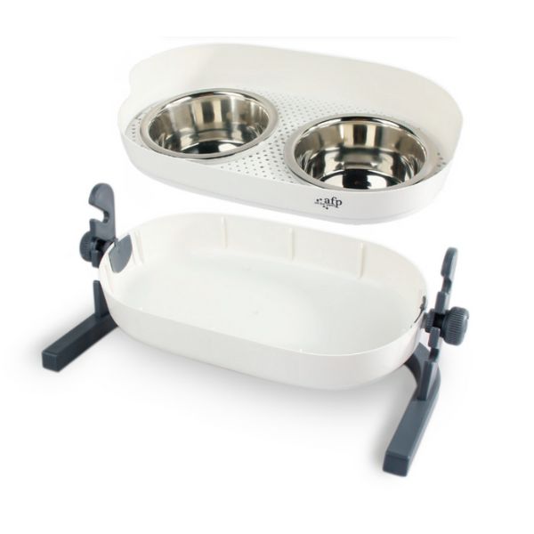 AFP מתקן קערה מוגבהת ומותאמת כפולה - 200 מ"ל