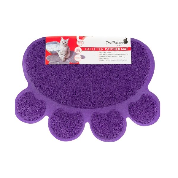 שטיחון ללכידת חול חתולים כף רגל 60X45 ס"מ