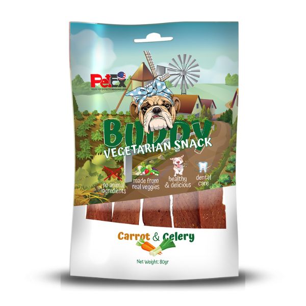 באדי רצועות גזר וסלרי - 80 גרם