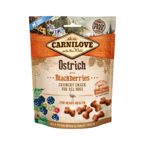 קרנילאב חטיף קראנצ'י לכלבים יען ואוכמניות - 200 גרם