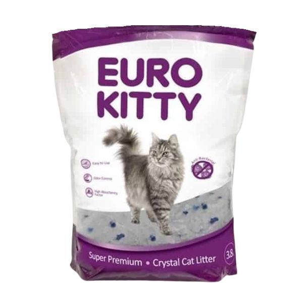 יורו קיטי חול קריסטלי לחתולים - 3.8 ליטר