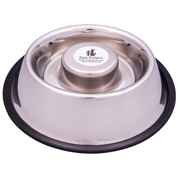 קערת נירוסטה לאכילה איטית