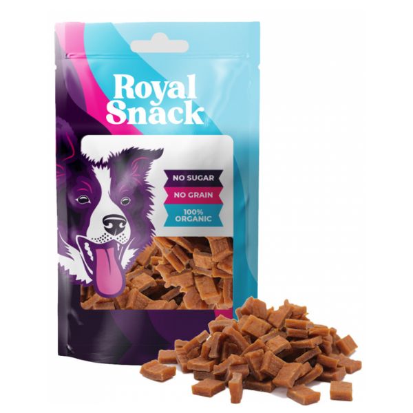 רויאל חטיף לכלבים קוביות סלמון - 80 גרם