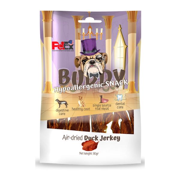 באדי רצועות ברווז ג'רקי - 80 גרם