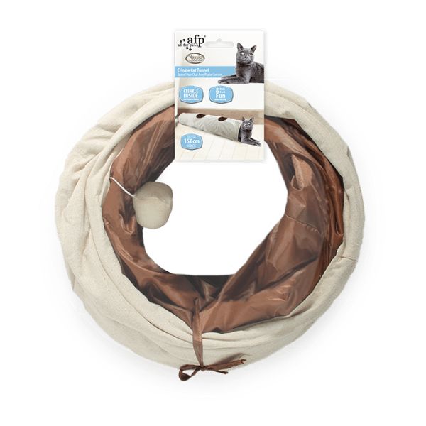 מנהרה איכותית לחתולים 140 ס"מ AFP