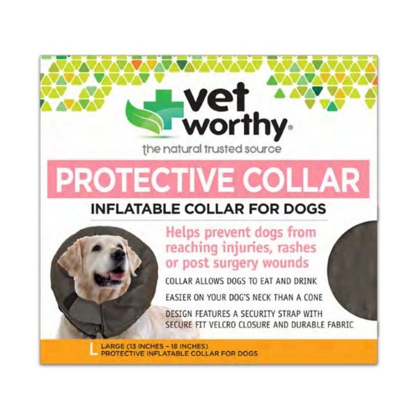 קולר מתנפח לכלבים וט וורטי