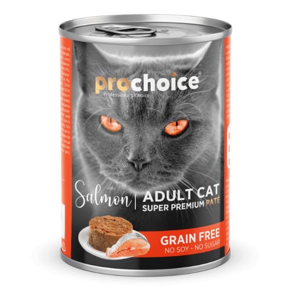 פרוצ'וייס שימורים לחתולים פטה סלמון - 400 גרם