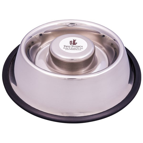 קערת נירוסטה לאכילה איטית