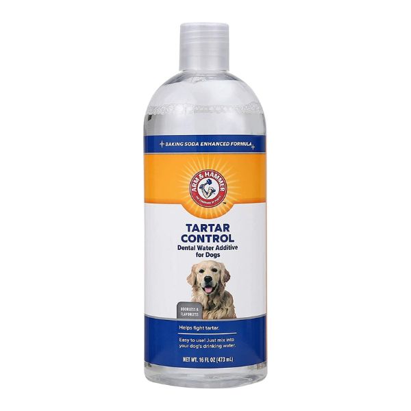 מי פה דנטלי טרטר קונטרול להוספה במי השתיה לכלבים Arm &amp; Hammer