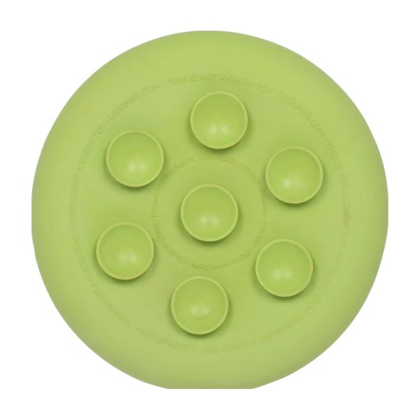 ליקי מט UFO קערת ליקוק והאכלה איטית ירוק