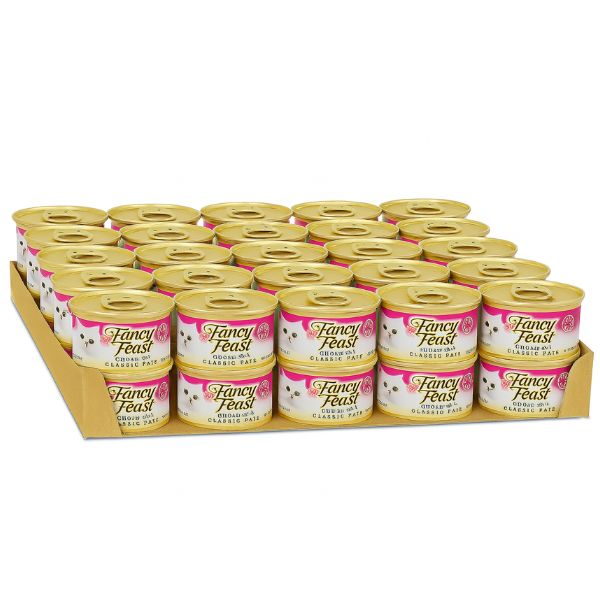 מגש פנסי פיסט מעדן עוף קלאסיק פטה לחתולים - 85 גרם * 24 יחידות