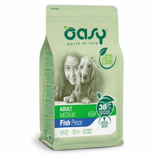 אואסי Oasy לייף סטייג דגים גזע בינוני וגדול 12 ק"ג