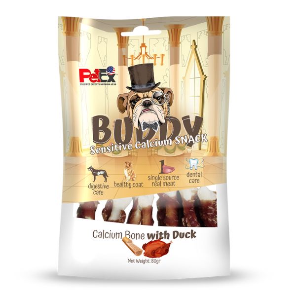 באדי עצם סידן עטוף ברווז - 80 גרם