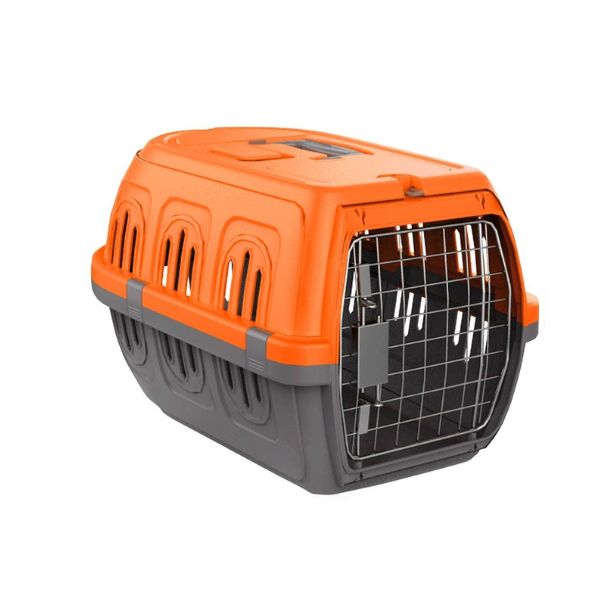 כלוב נשיאה קשיח לכלבים וחתולים 48x33x28 ס"מ - כתום