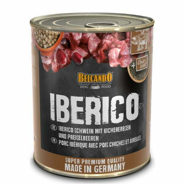 בלקנדו מזון רטוב שימורים איבריקו, גרגירי חומוס וחמוציות - 800 גרם