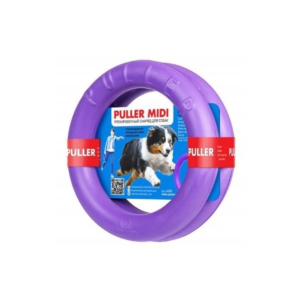 פולר טבעות משחק ואימון לכלבים מידי - בינוני