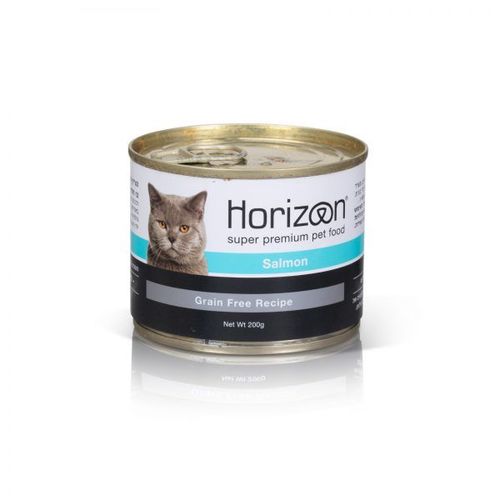 הורייזן סלמון מעדן שימורים לחתולים 200 גרם