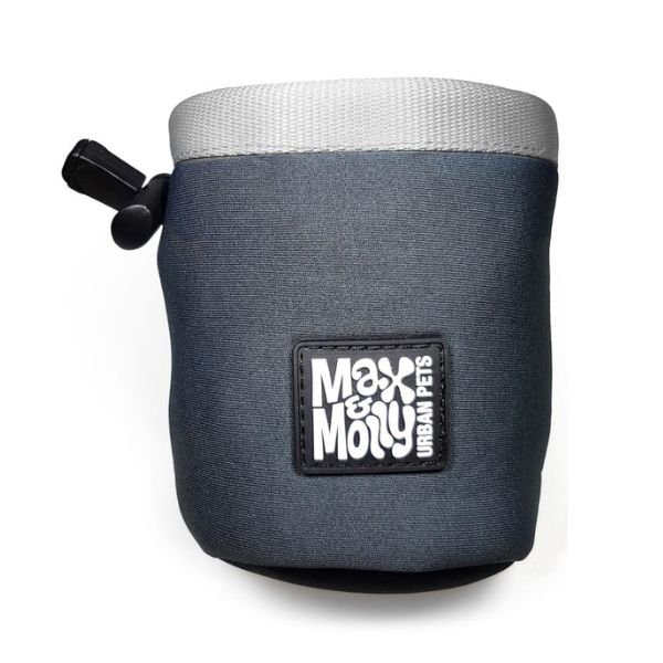 מקס &amp; מולי פאוץ' לחטיפי אילוף צבע אפור MAX &amp; MOLLY