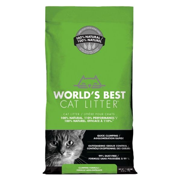 וורלדס בסט ירוק - חול חתולים טבעי על בסיס קלחי תירס