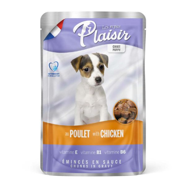 פלסיר פאוץ גורים עוף - 100 גרם